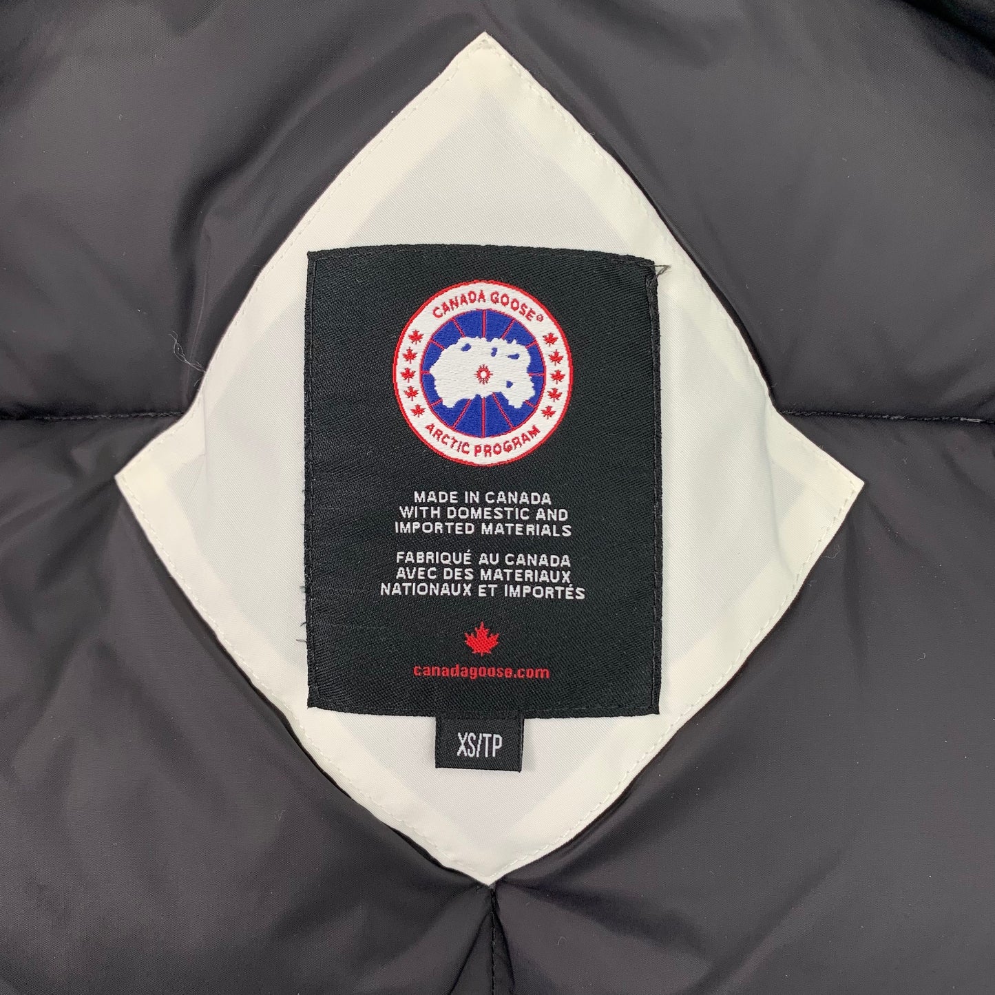 Canada Goose Expedition Series White Hooded Parka