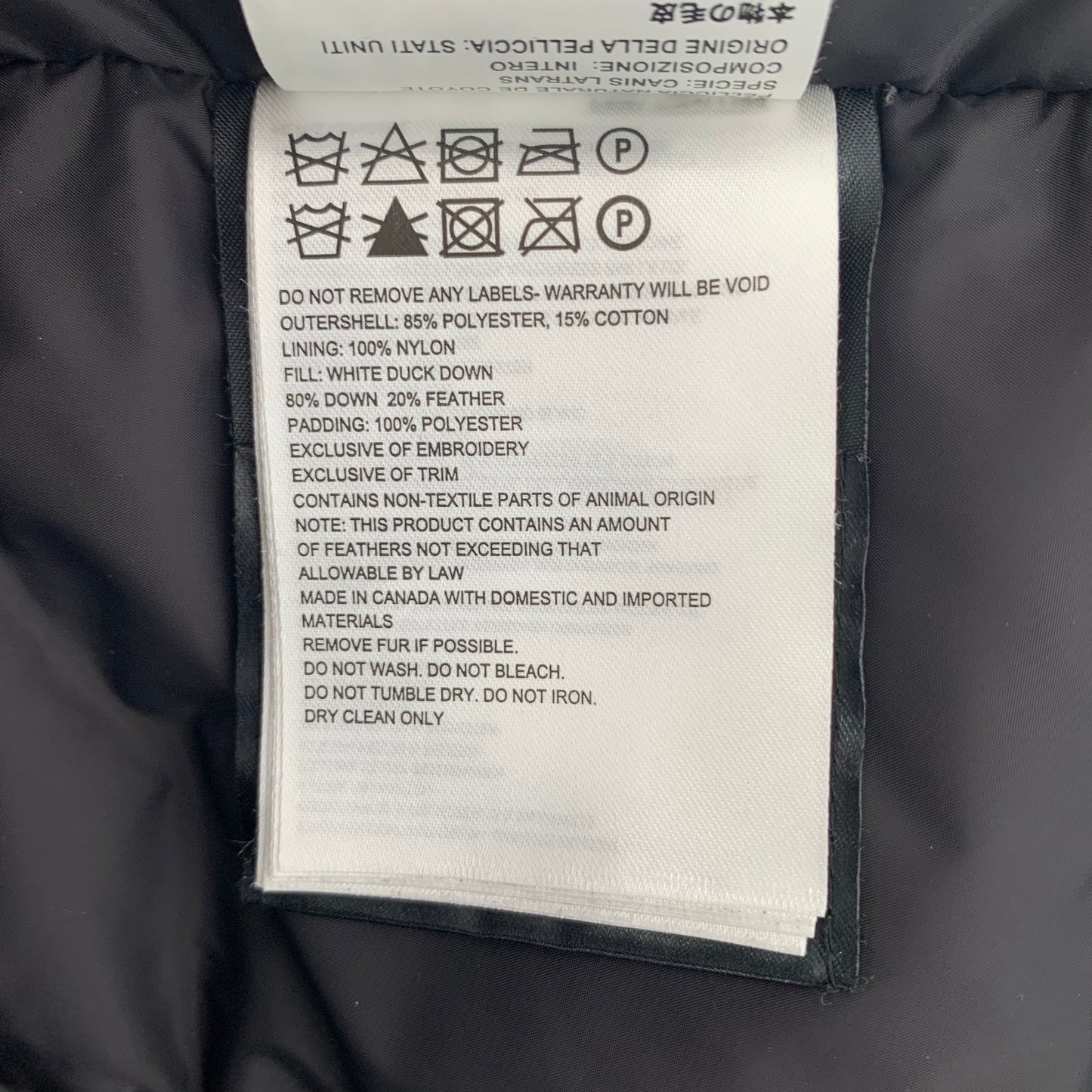 Canada Goose Expedition Series White Hooded Parka