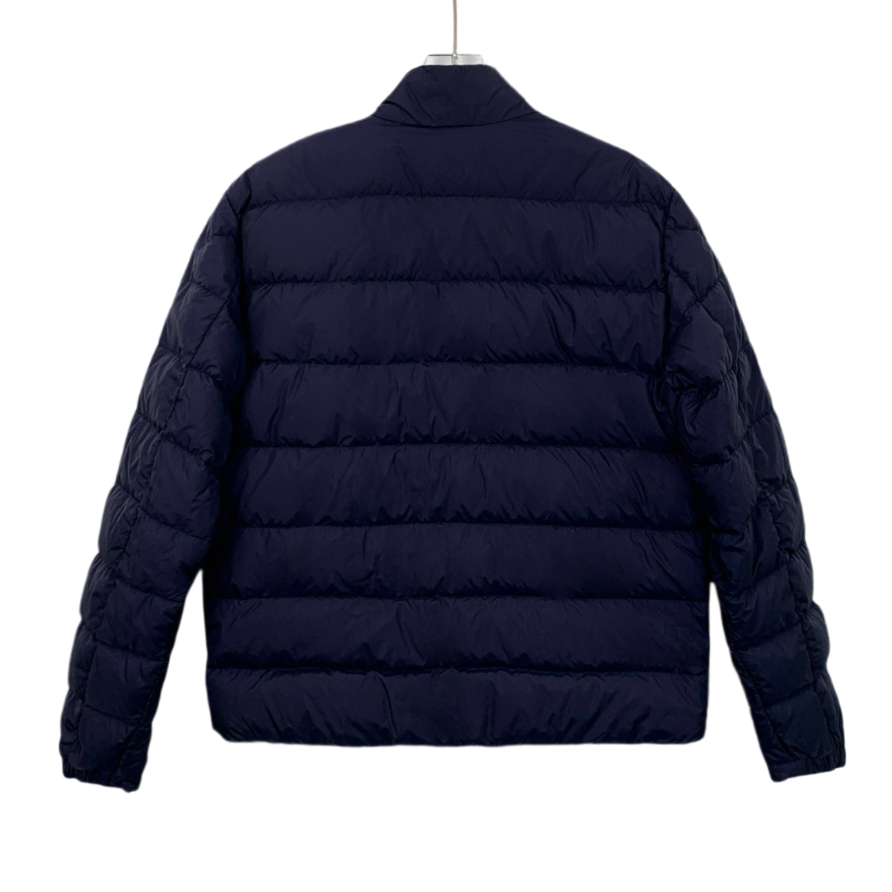 Moncler Servieres Series Navy Blue Quilted Down Jacket