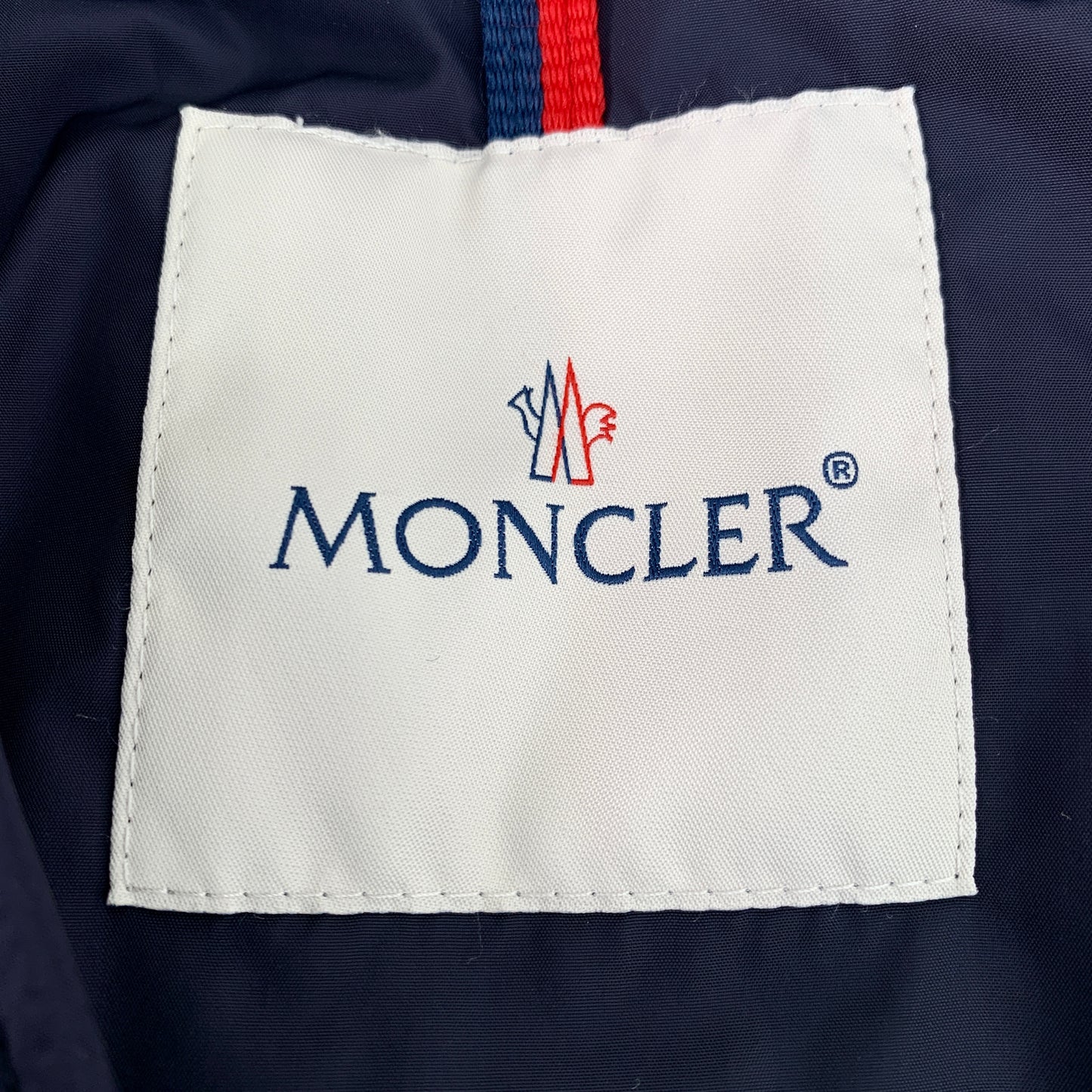 Moncler Servieres Series Navy Blue Quilted Down Jacket