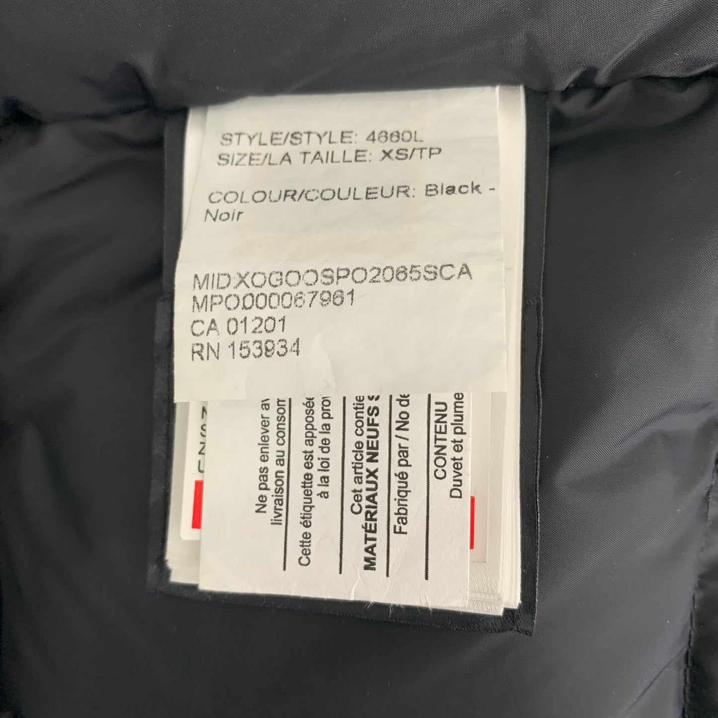 Canada Goose Expedition Series Black Hooded Parka