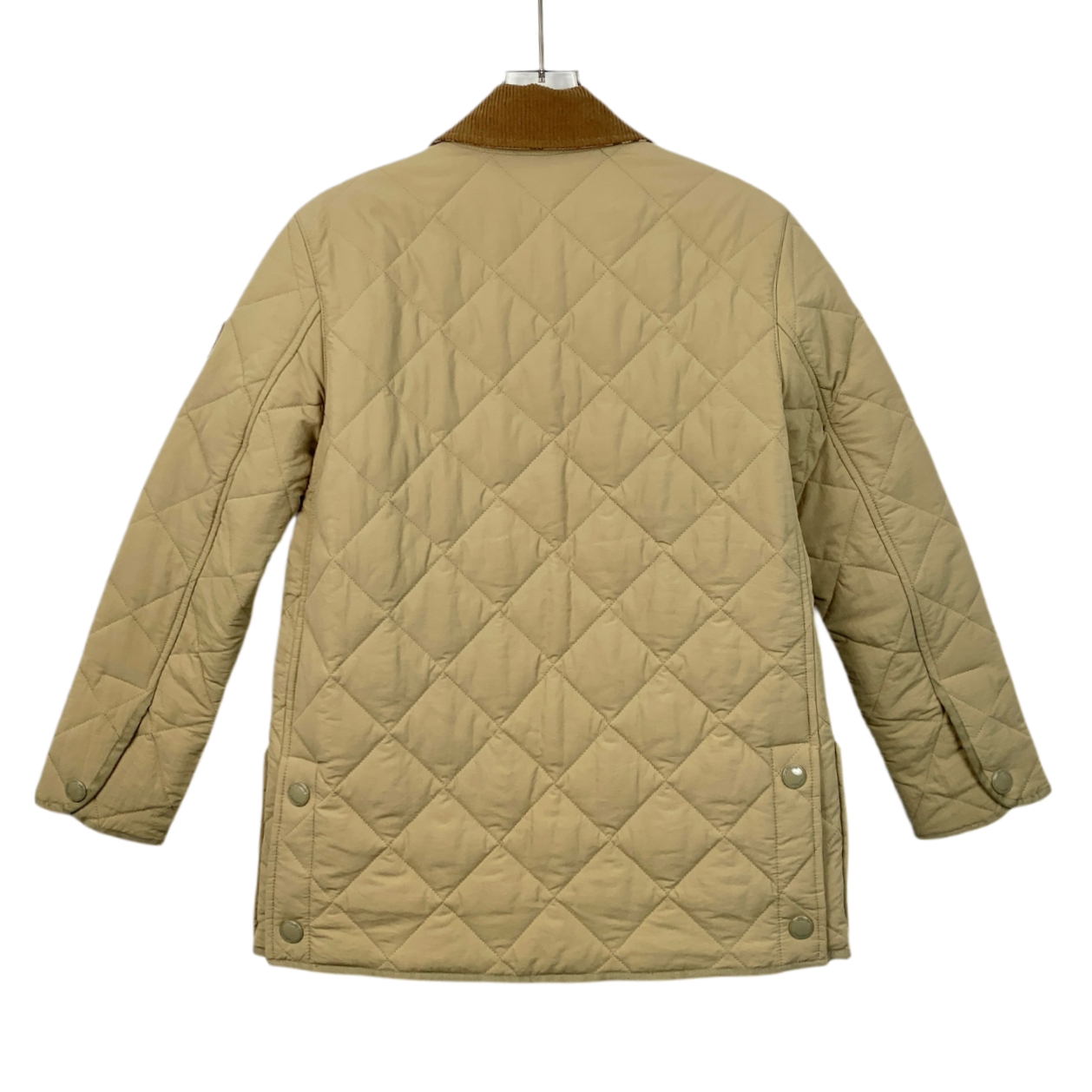 Burberry Brown Diamond Quilted Cotton Jacket