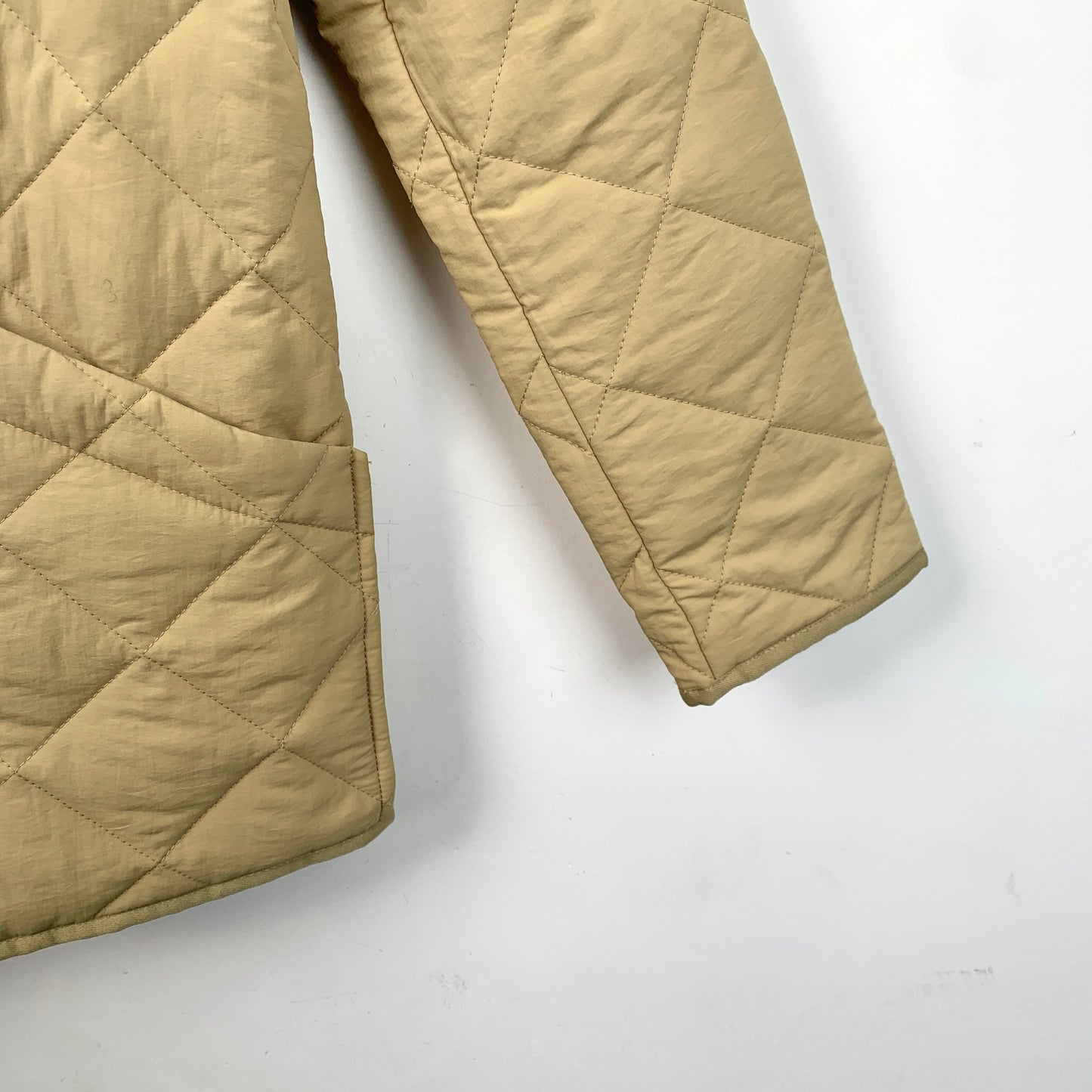 Burberry Brown Diamond Quilted Cotton Jacket