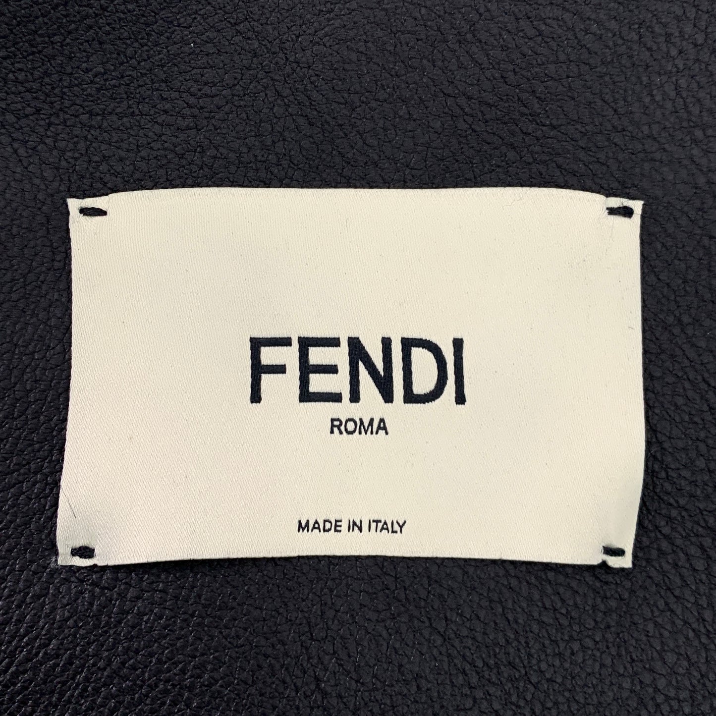 Fendi Black Shearling Vest