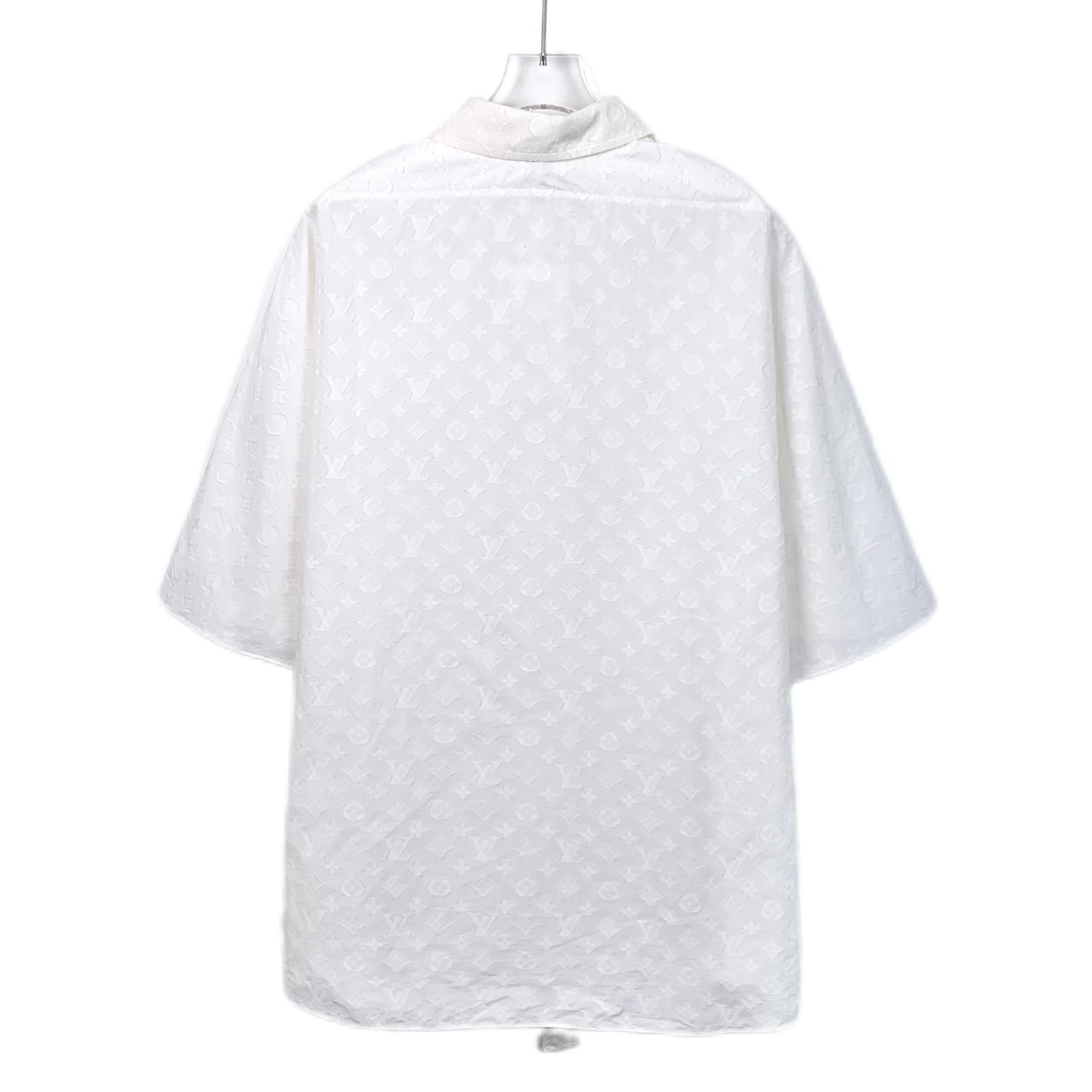 Louis Vuitton White Cotton Short-Sleeve Shirt