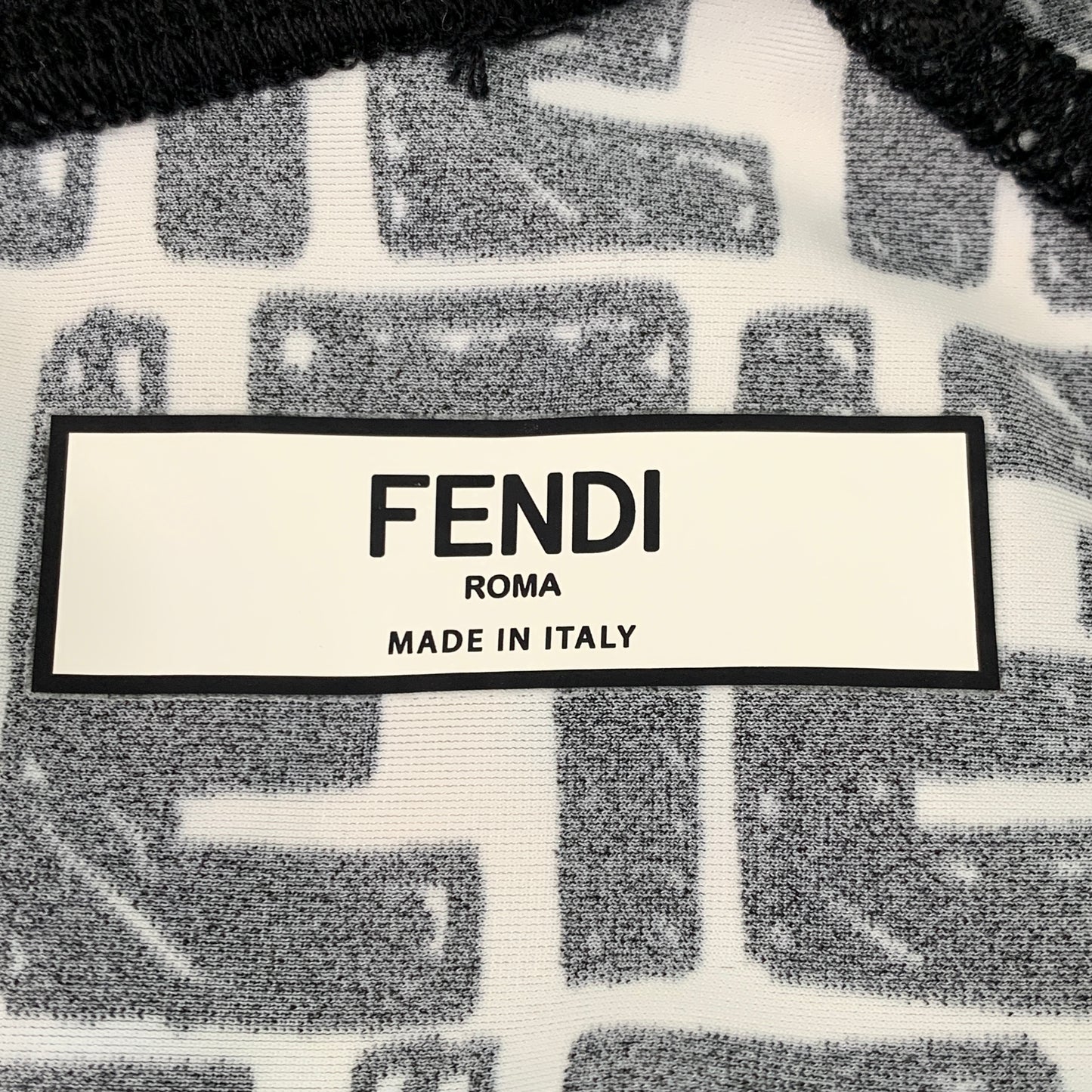 Fendi Colorblock Monogram Long-Sleeve T-Shirt