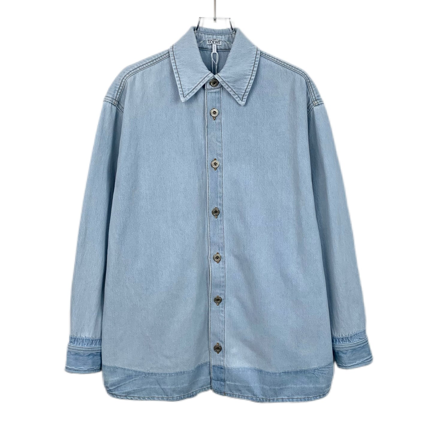 Loewe Light Blue Cotton Denim Shirt