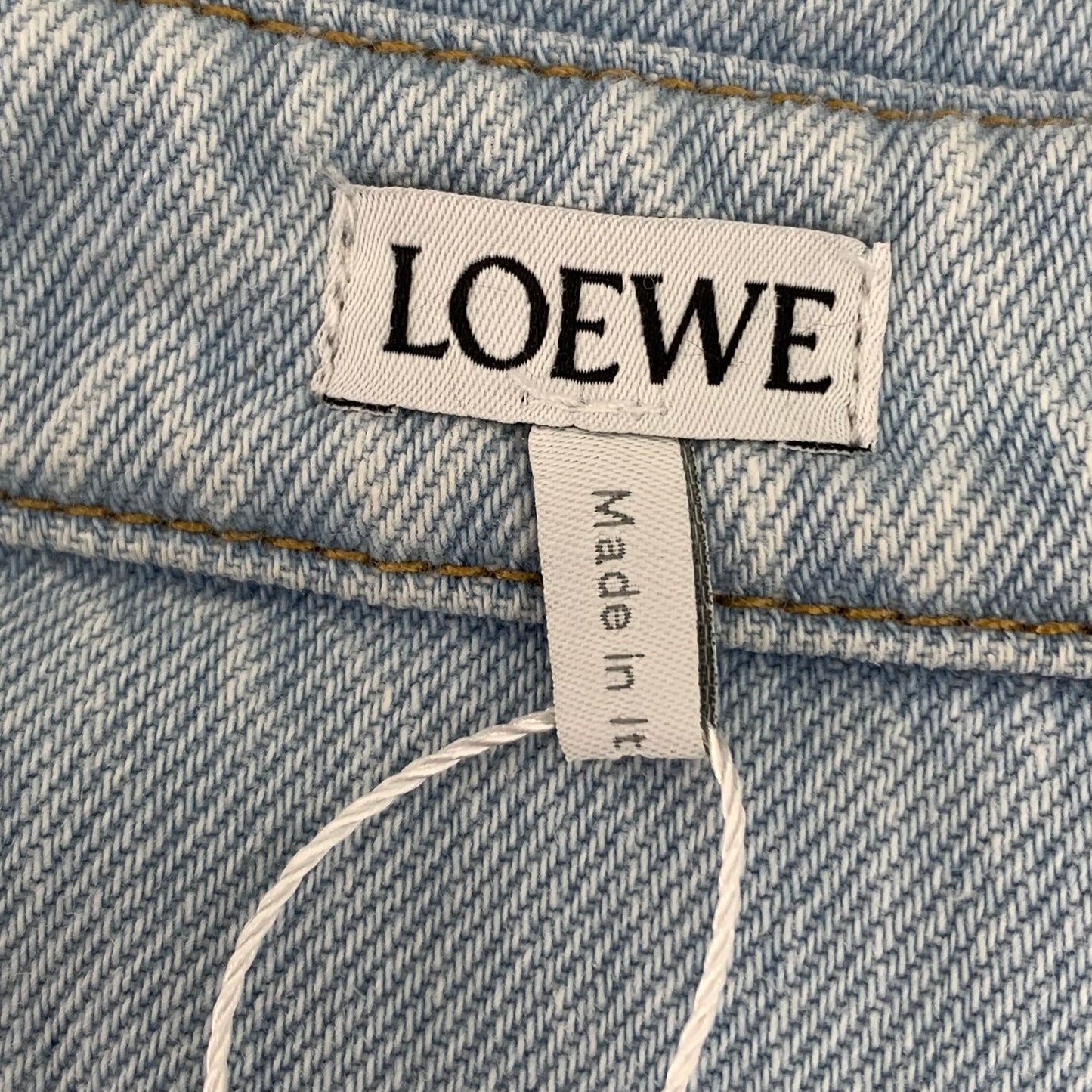 Loewe Light Blue Cotton Denim Shirt