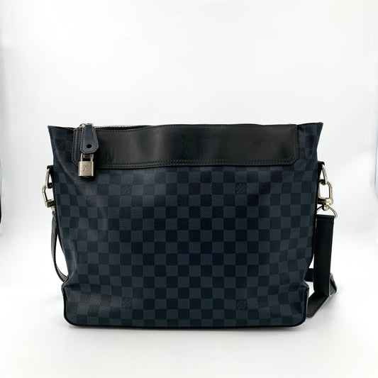 Louis Vuitton blue checkerboard shoulder bag crossbody bag