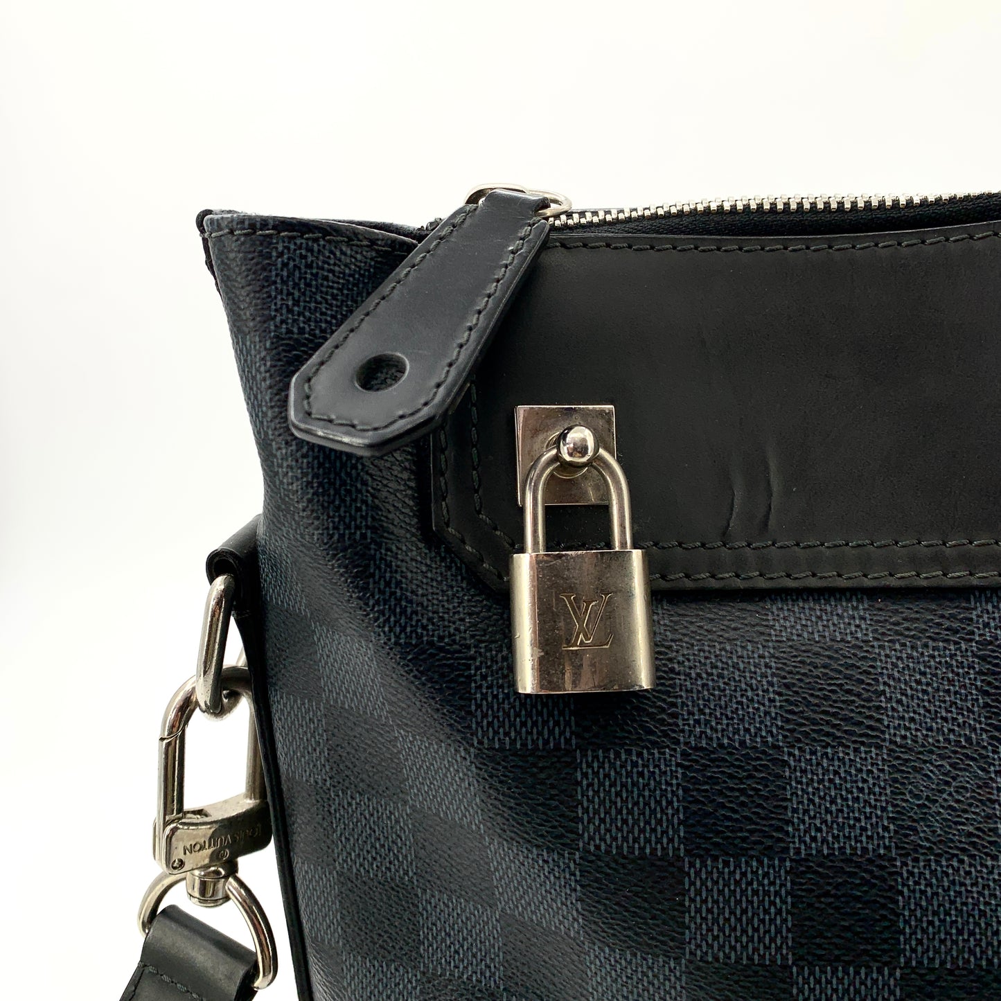 Louis Vuitton blue checkerboard shoulder bag crossbody bag