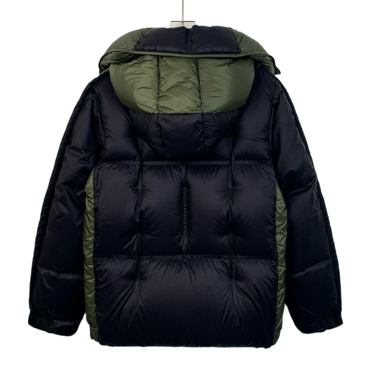 Moncler Maher Series Green Hooded Quilted Down Jacket