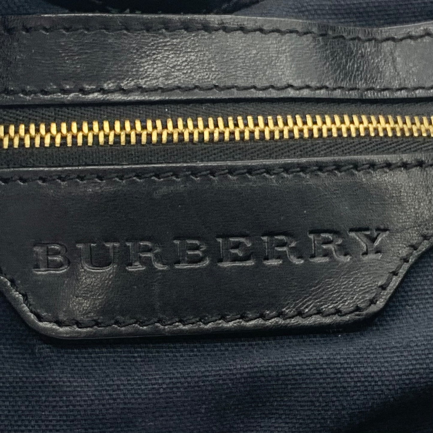 Burberry Bbr Brown Check Cotton Canvas Tote