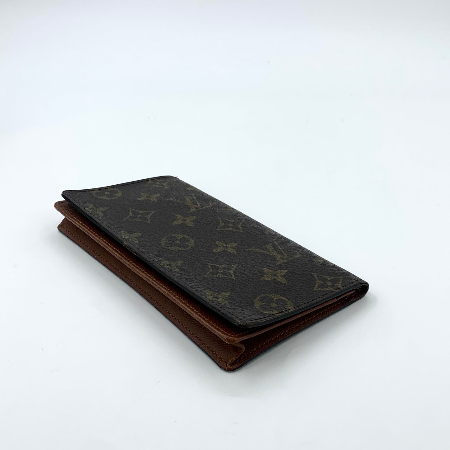 Louis Vuitton  Brown Monogram Folding Wallet