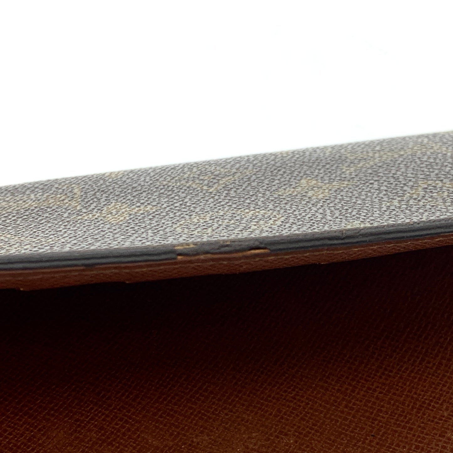 Louis Vuitton  Brown Monogram Folding Wallet