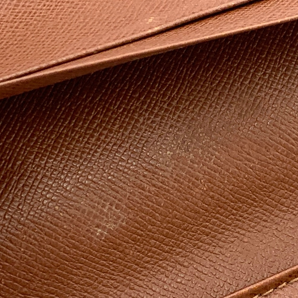 Louis Vuitton  Brown Monogram Folding Wallet