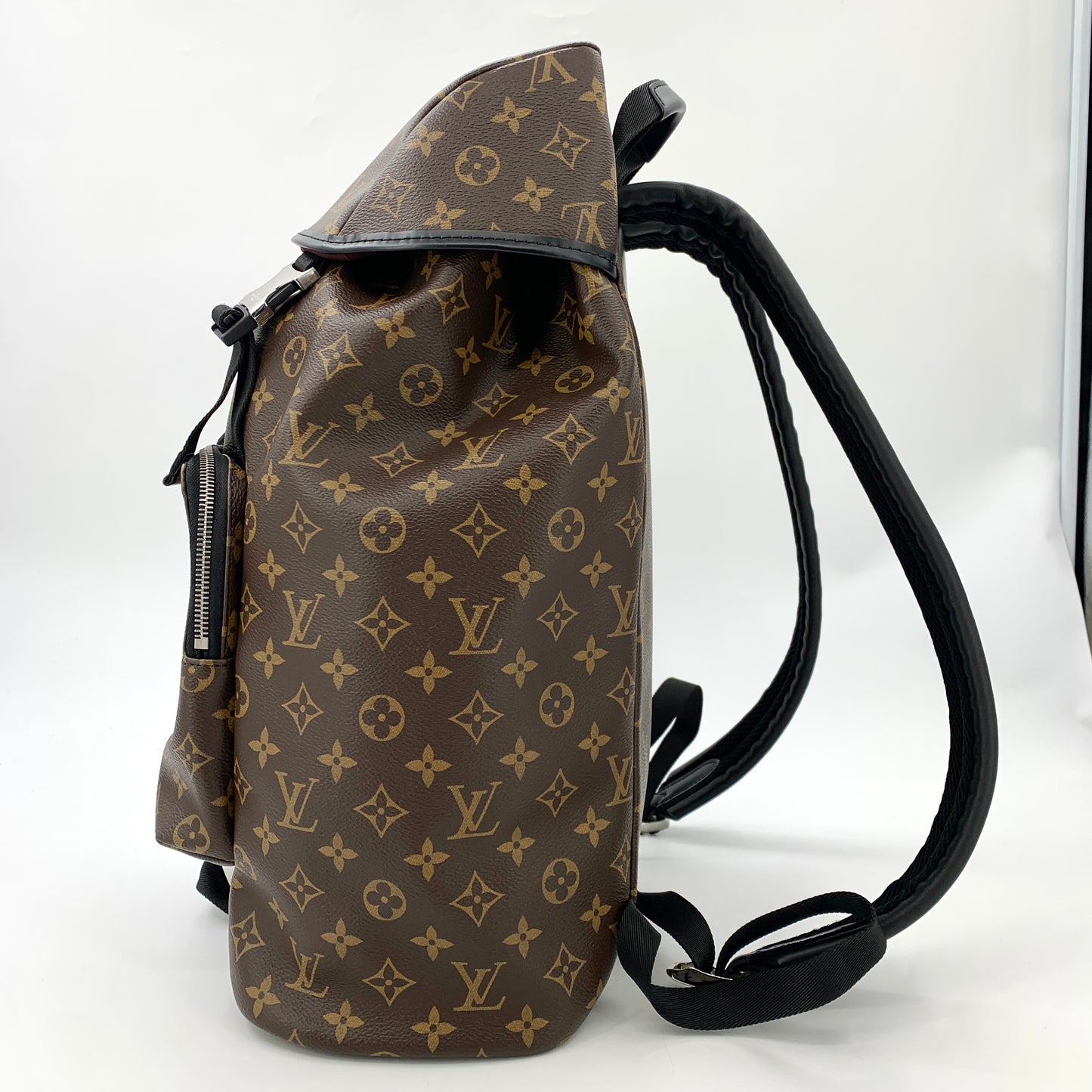 Louis Vuitton Brown Zack Monogram Leather Backpack