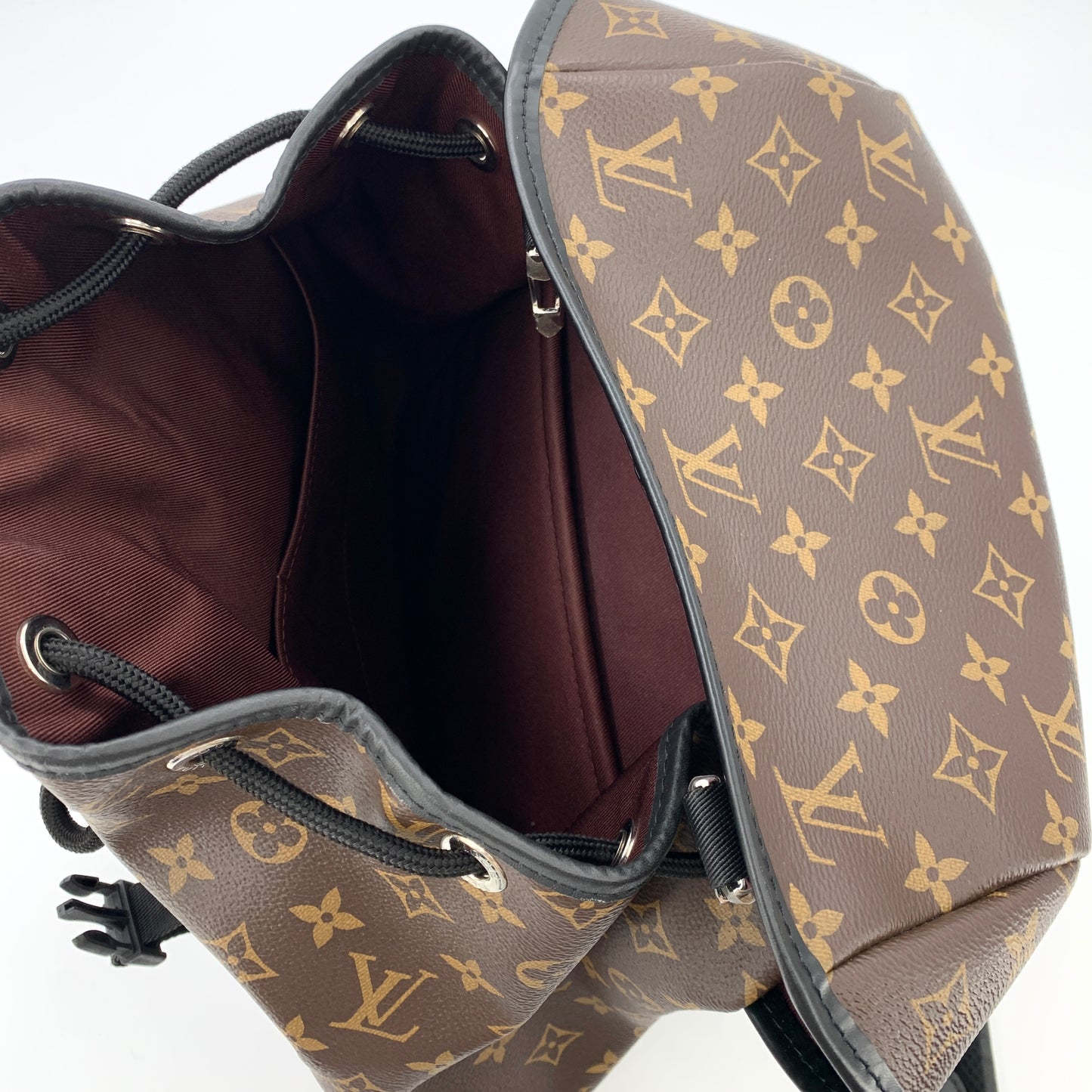 Louis Vuitton Brown Zack Monogram Leather Backpack