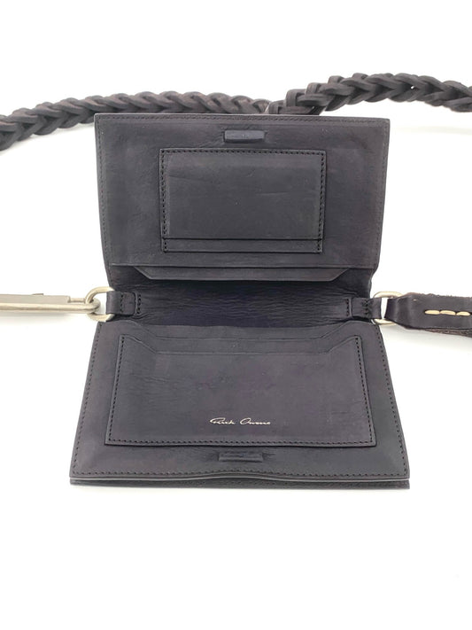 Rick Owens Black Leather Shoulder & Crossbody Bag