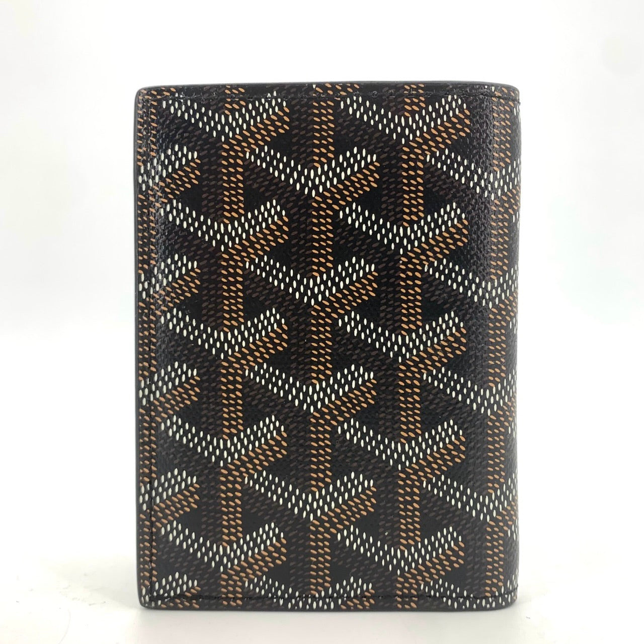 Goyard Black Monogram Leather Card Holder