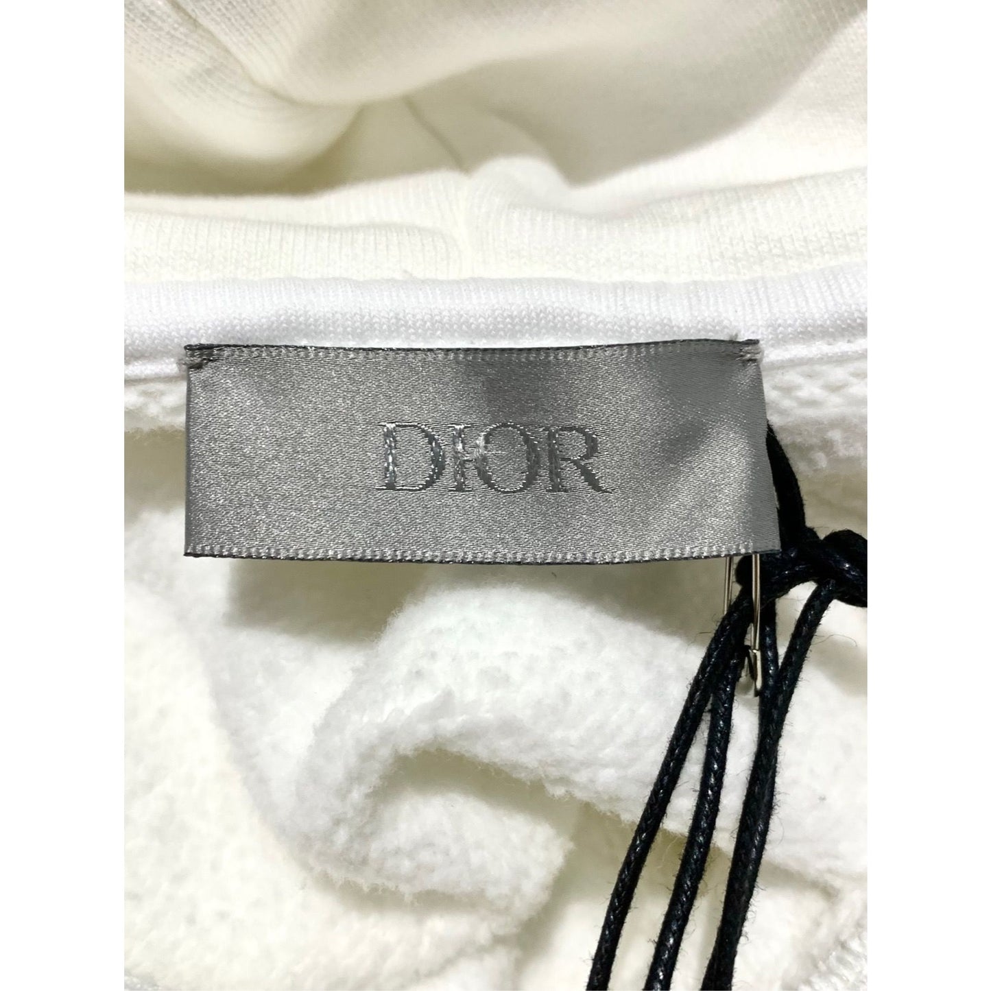 Dior X Travis Scott White Cotton Hoodie M NWT