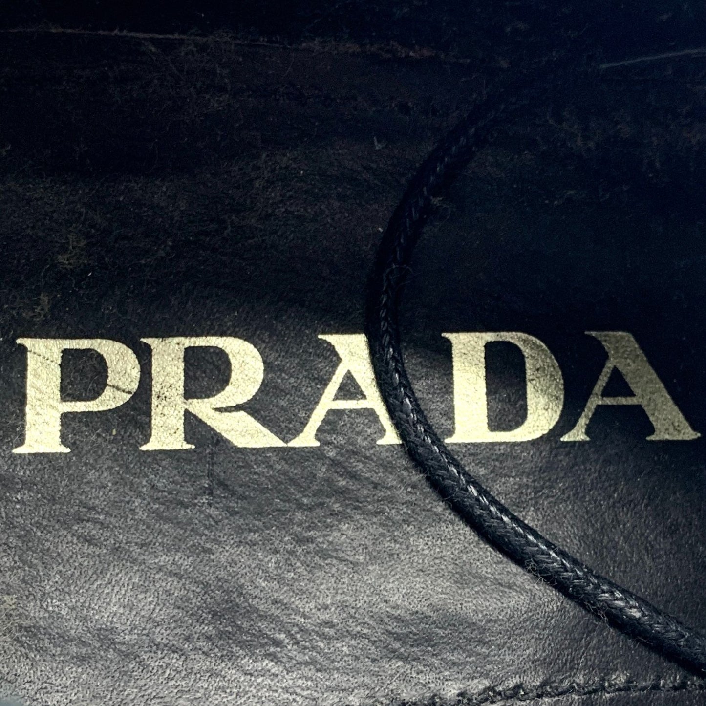 Prada Mens Black Leather Lace-Up Formal Dress Shoes Size 6.5