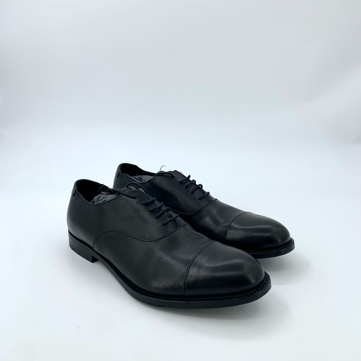 Prada Mens Black Leather Lace-Up Formal Dress Shoes Size 6.5