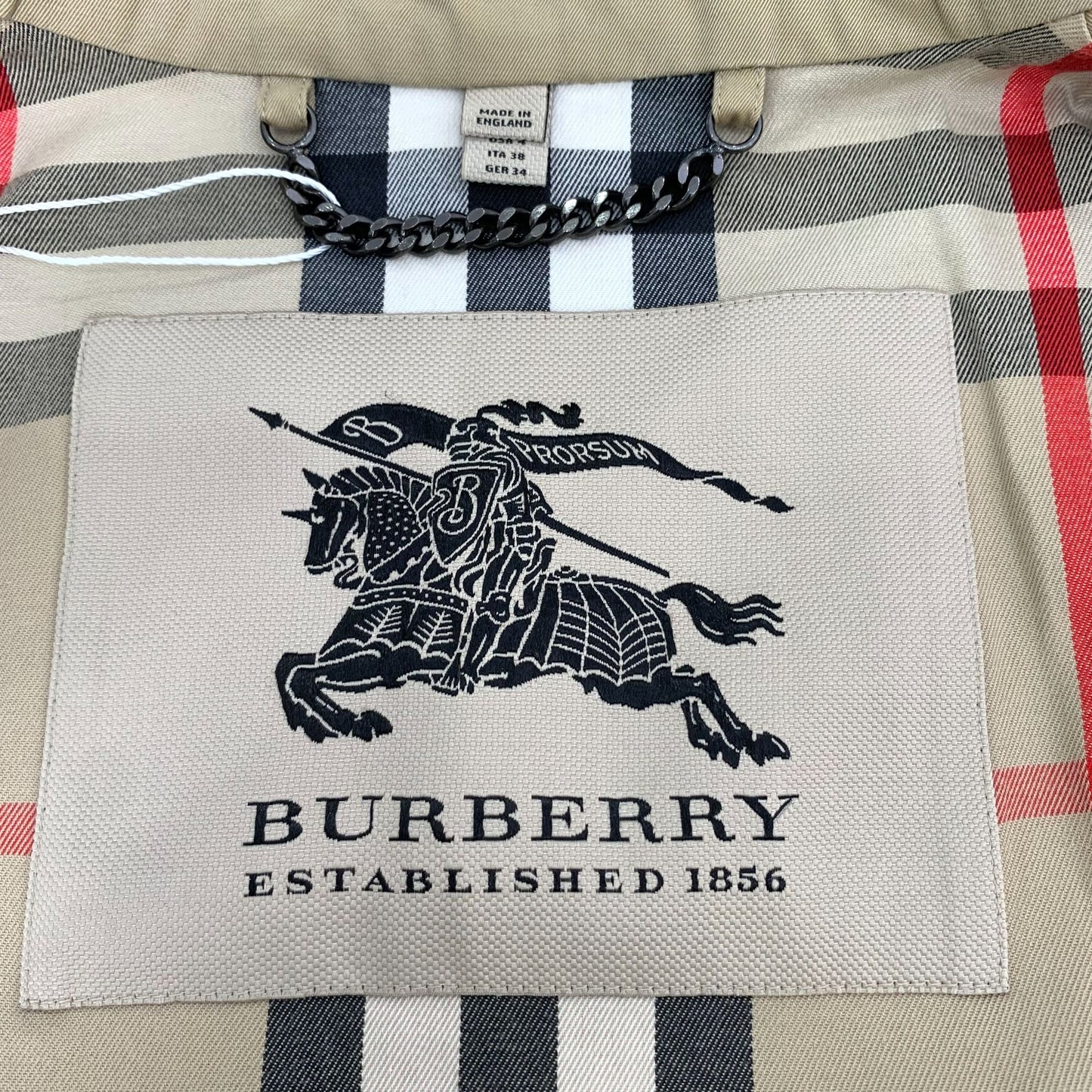 Burberry Brown Belted Trench Coat (Size S)