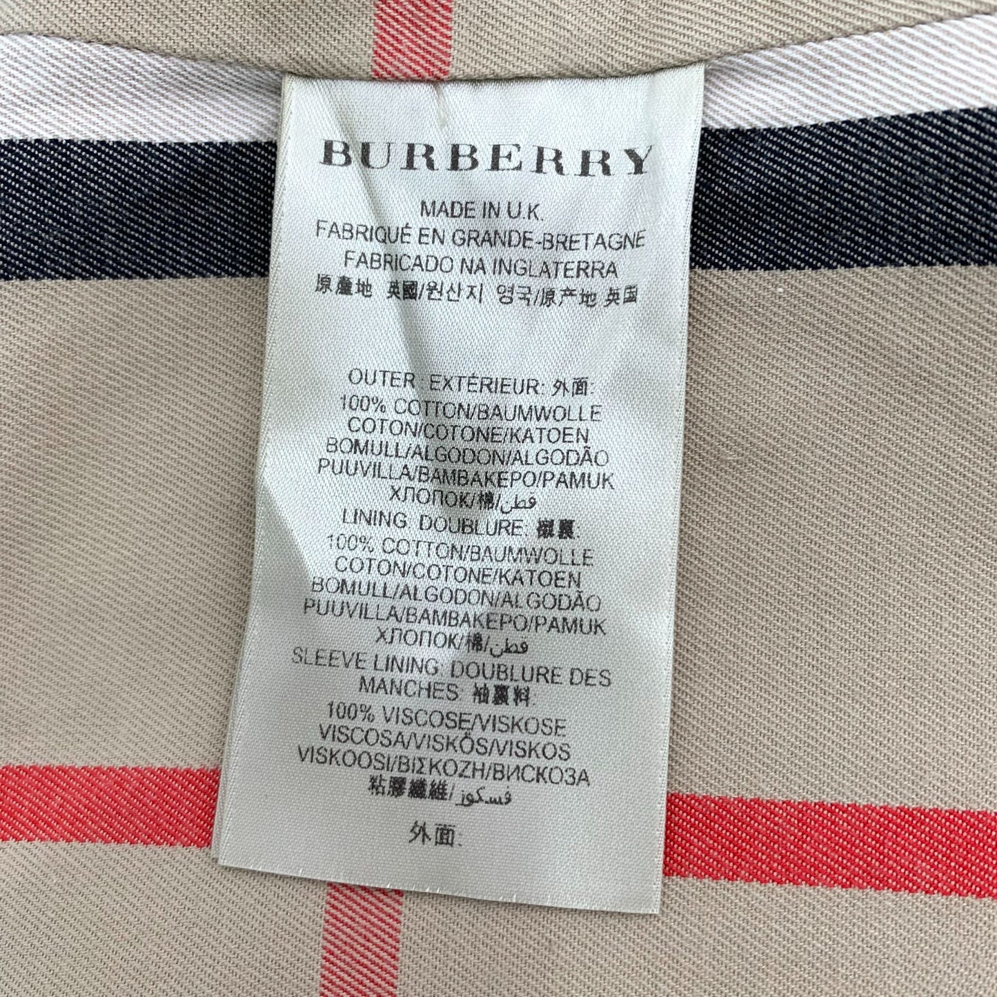 Burberry Brown Belted Trench Coat (Size S)