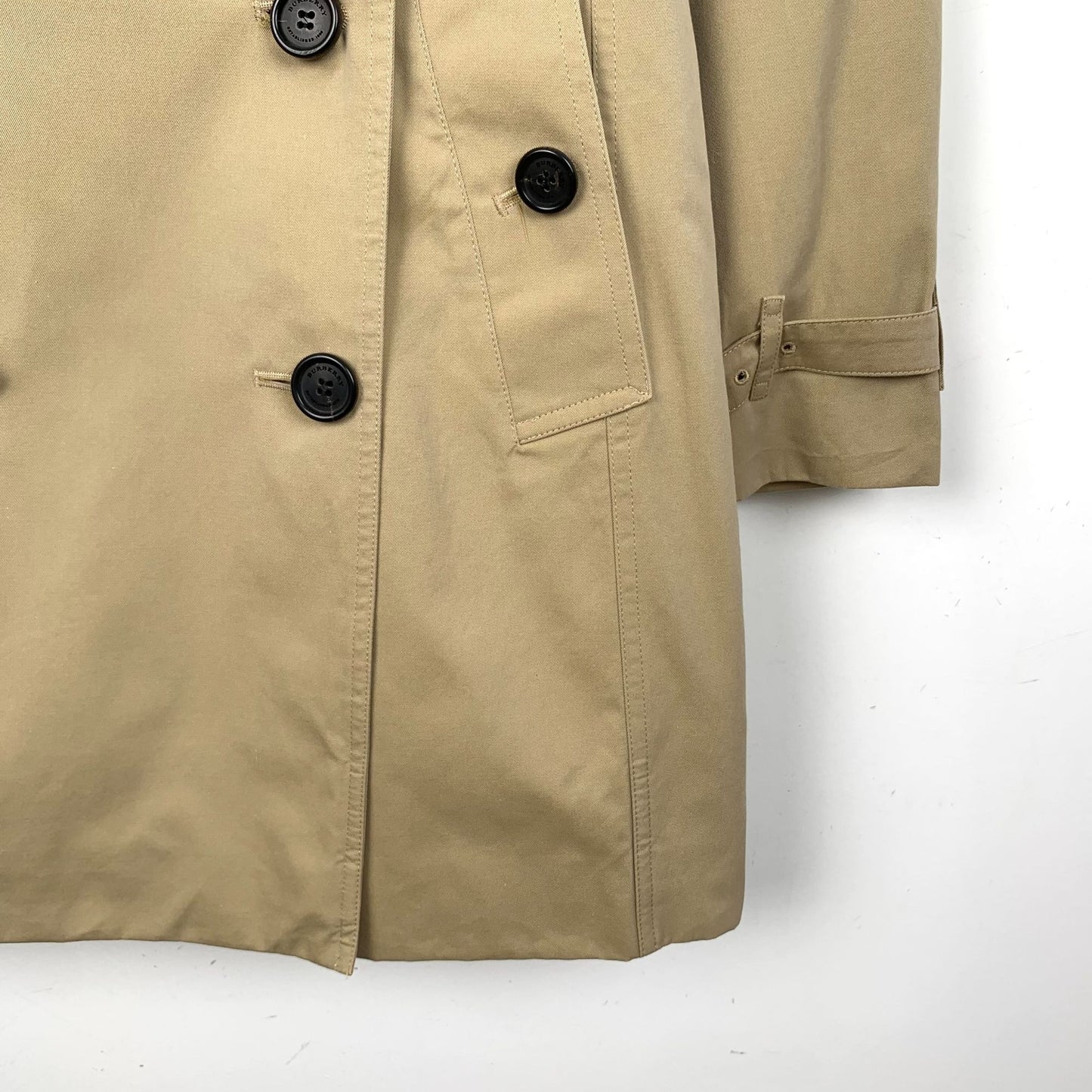 Burberry Brown Belted Trench Coat (Size S)