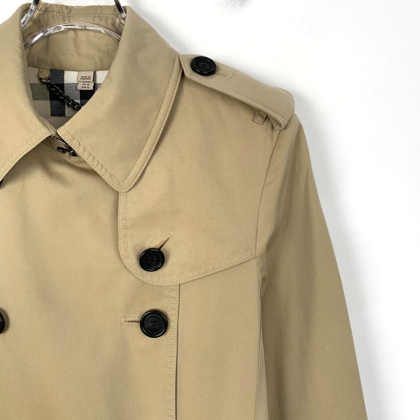 Burberry Brown Belted Trench Coat (Size S)