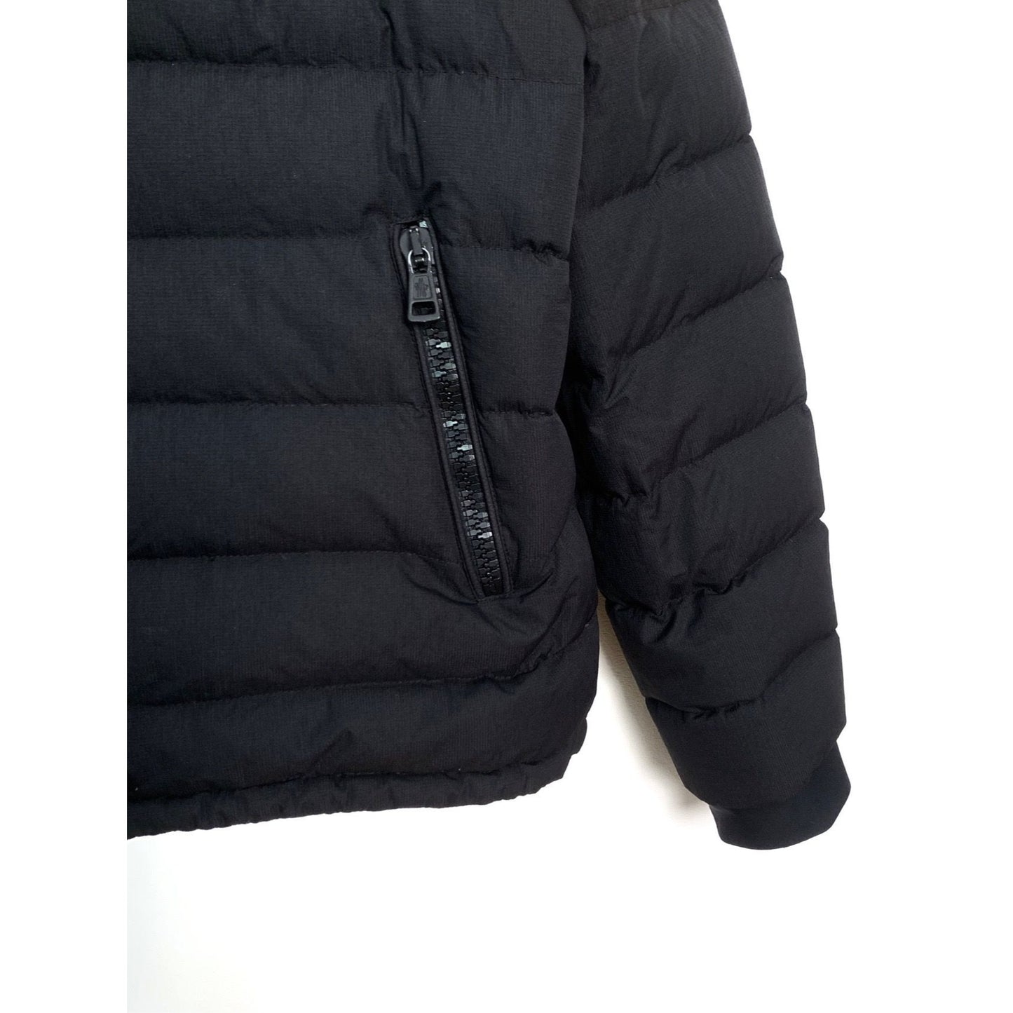 Moncler Dinard Giubbotto Hooded Quilted Down Jacket With Dust Bag Black Size 3