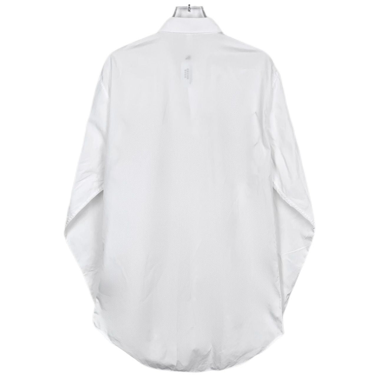 Dior Mens White Embroidered Long Sleeve Cotton Shirt Size 40 M Made In Italy