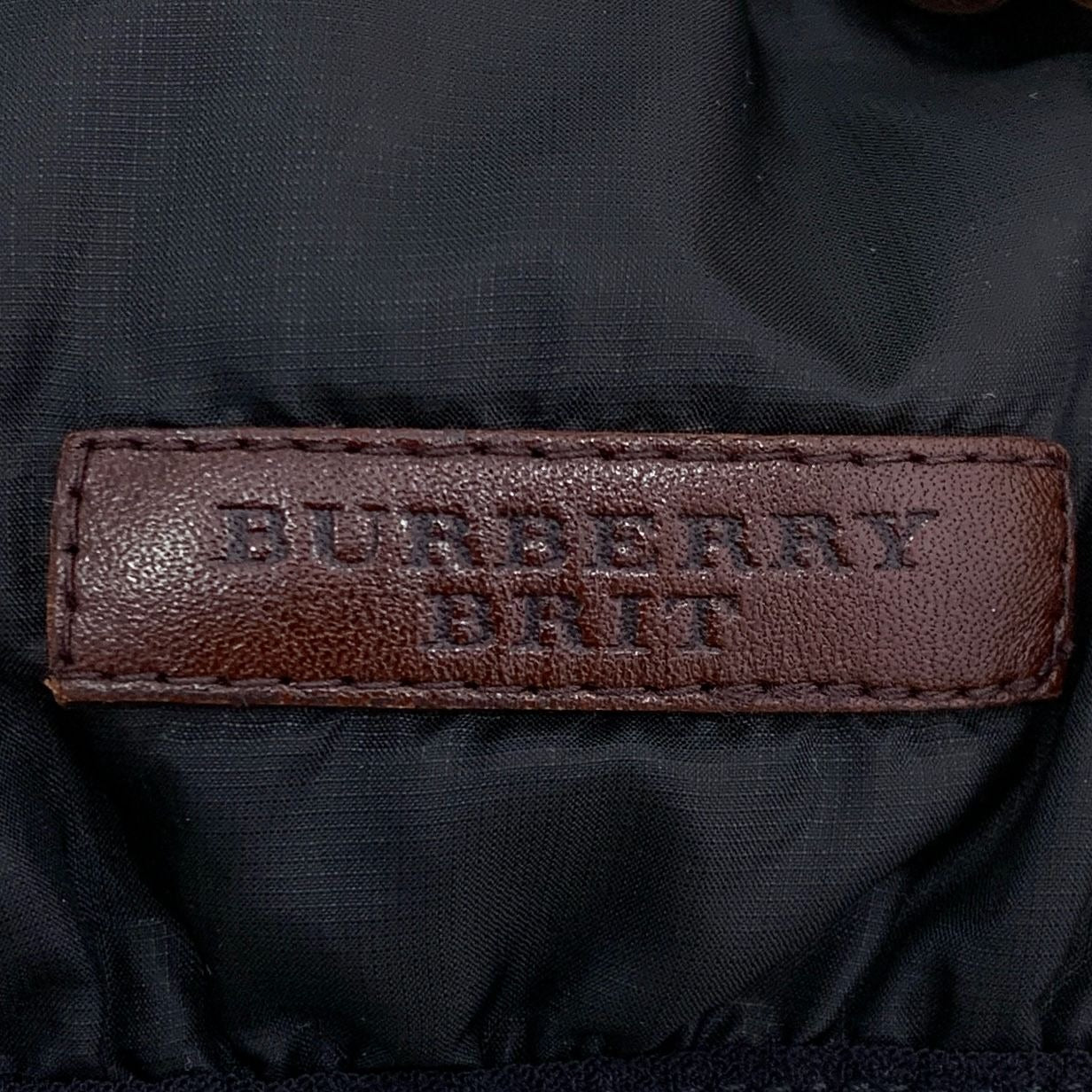 Burberry Brit Black Hooded Zip-Up Down Vest (Size S)