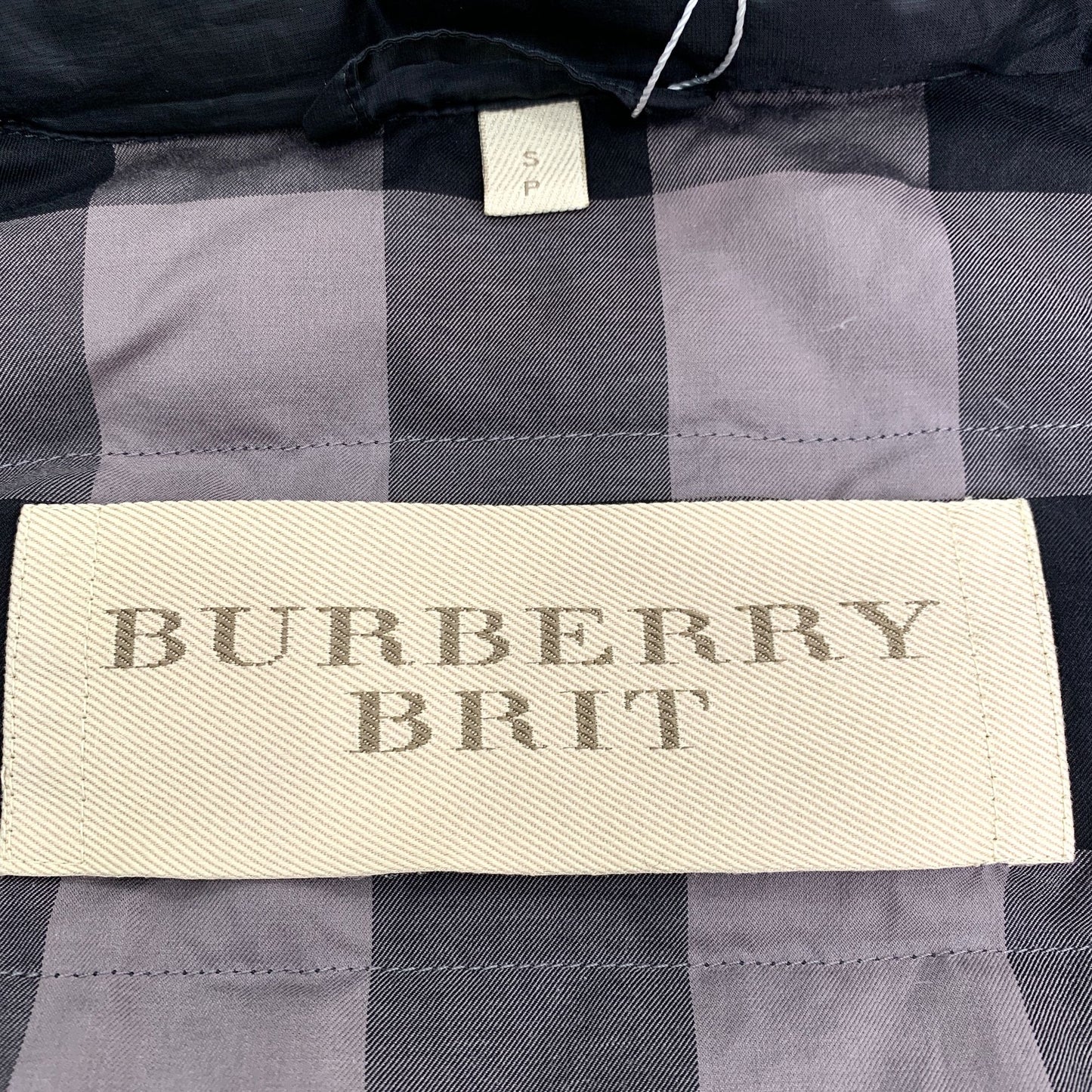 Burberry Brit Black Hooded Zip-Up Down Vest (Size S)