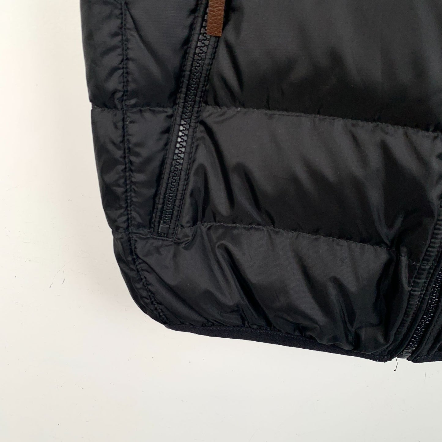 Burberry Brit Black Hooded Zip-Up Down Vest (Size S)