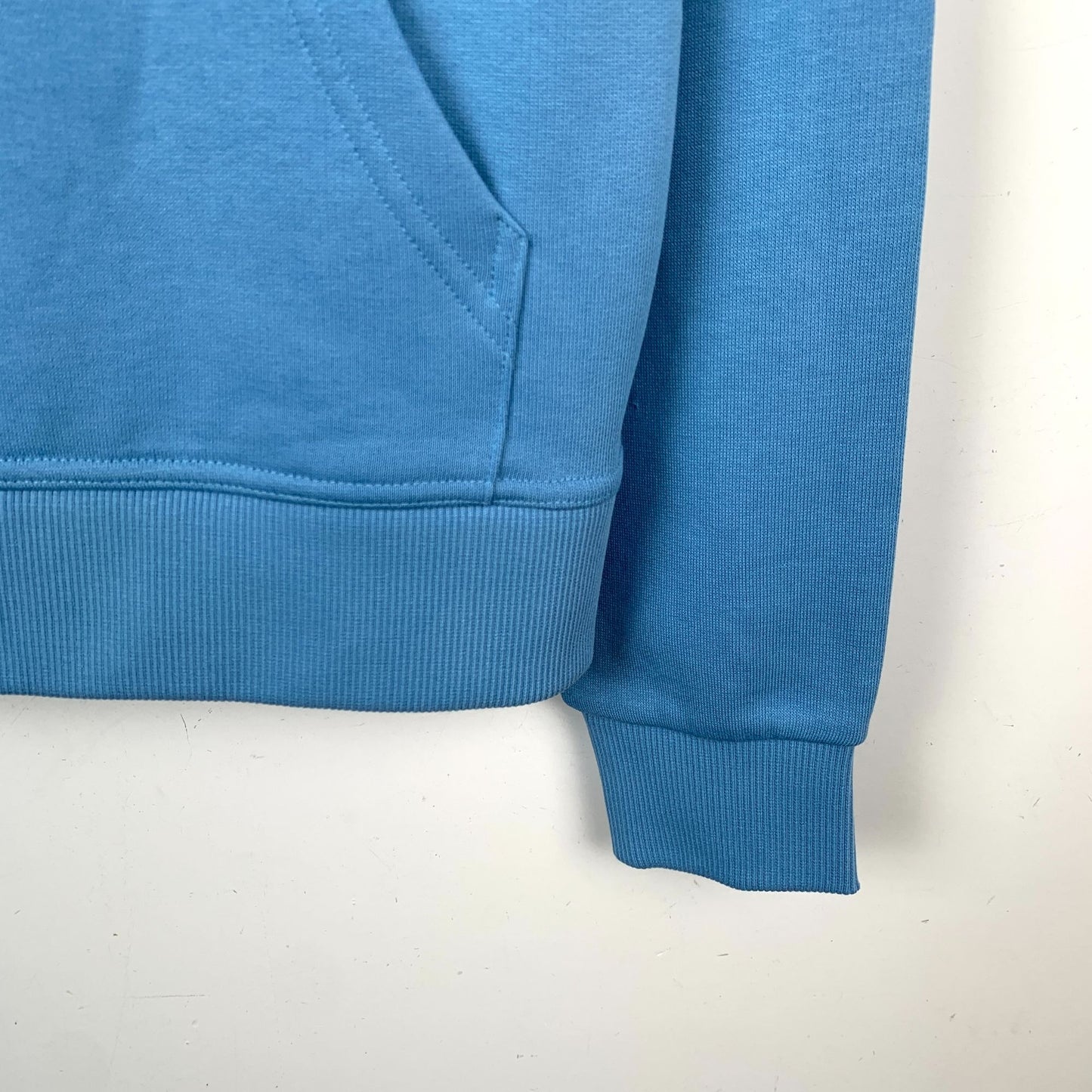 Burberry Blue Logo Hooded Sweatshirt (Size XS)