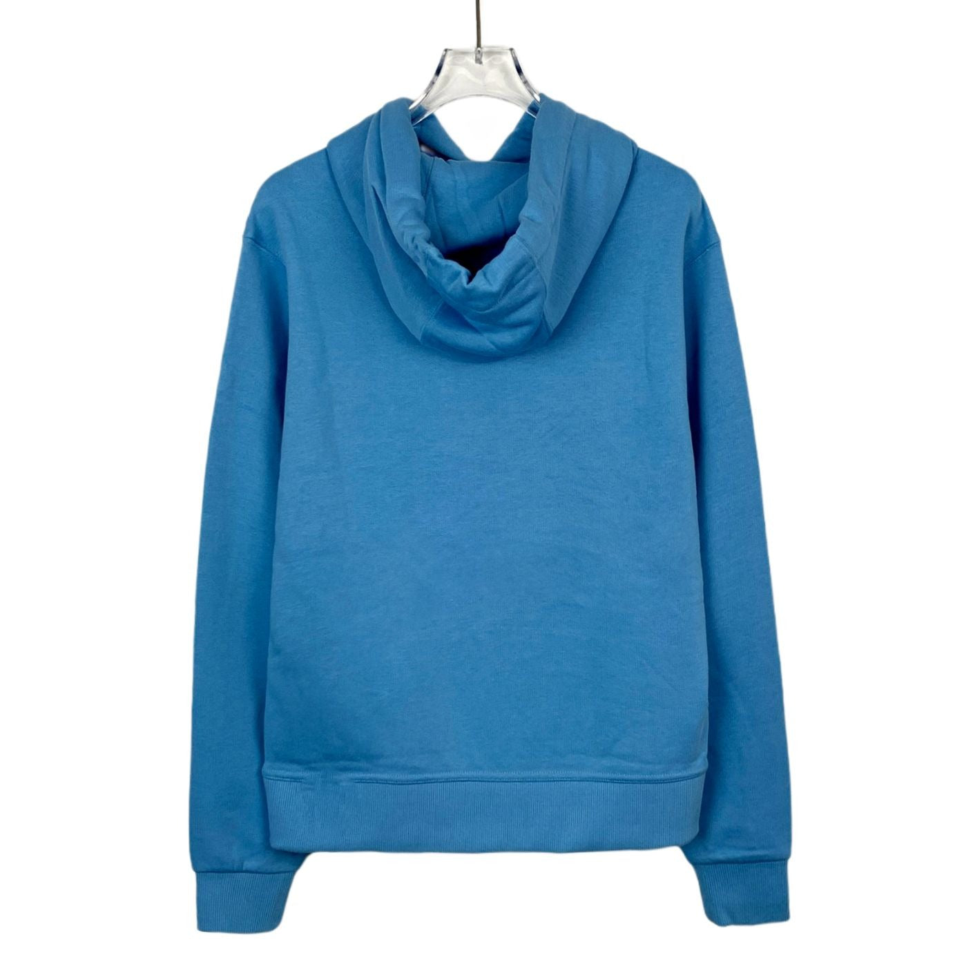 Burberry Blue Logo Hooded Sweatshirt (Size XS)