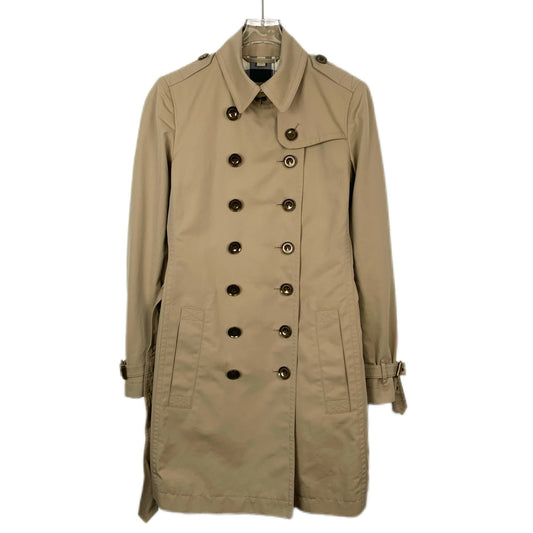 Burberry Brown Cotton Double-Breasted Belted Trench Coat (Size 38/S)