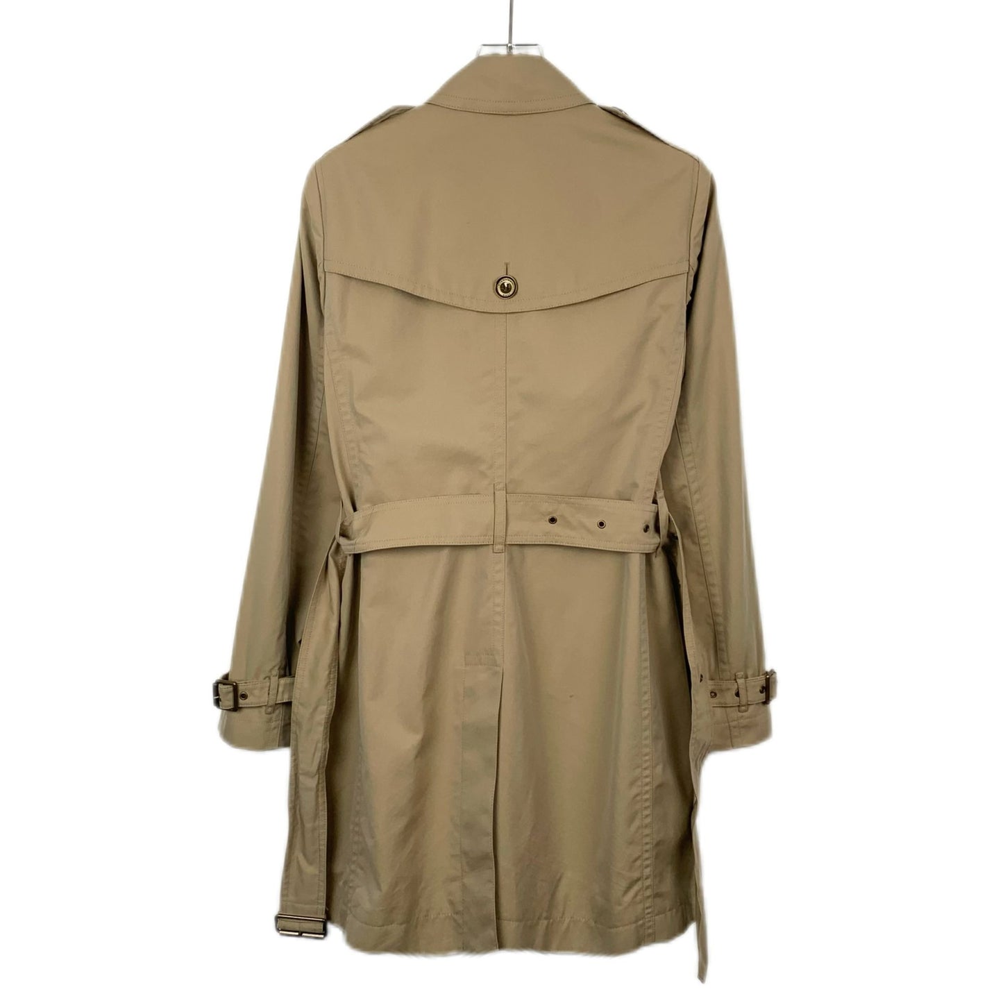 Burberry Brown Cotton Double-Breasted Belted Trench Coat (Size 38/S)