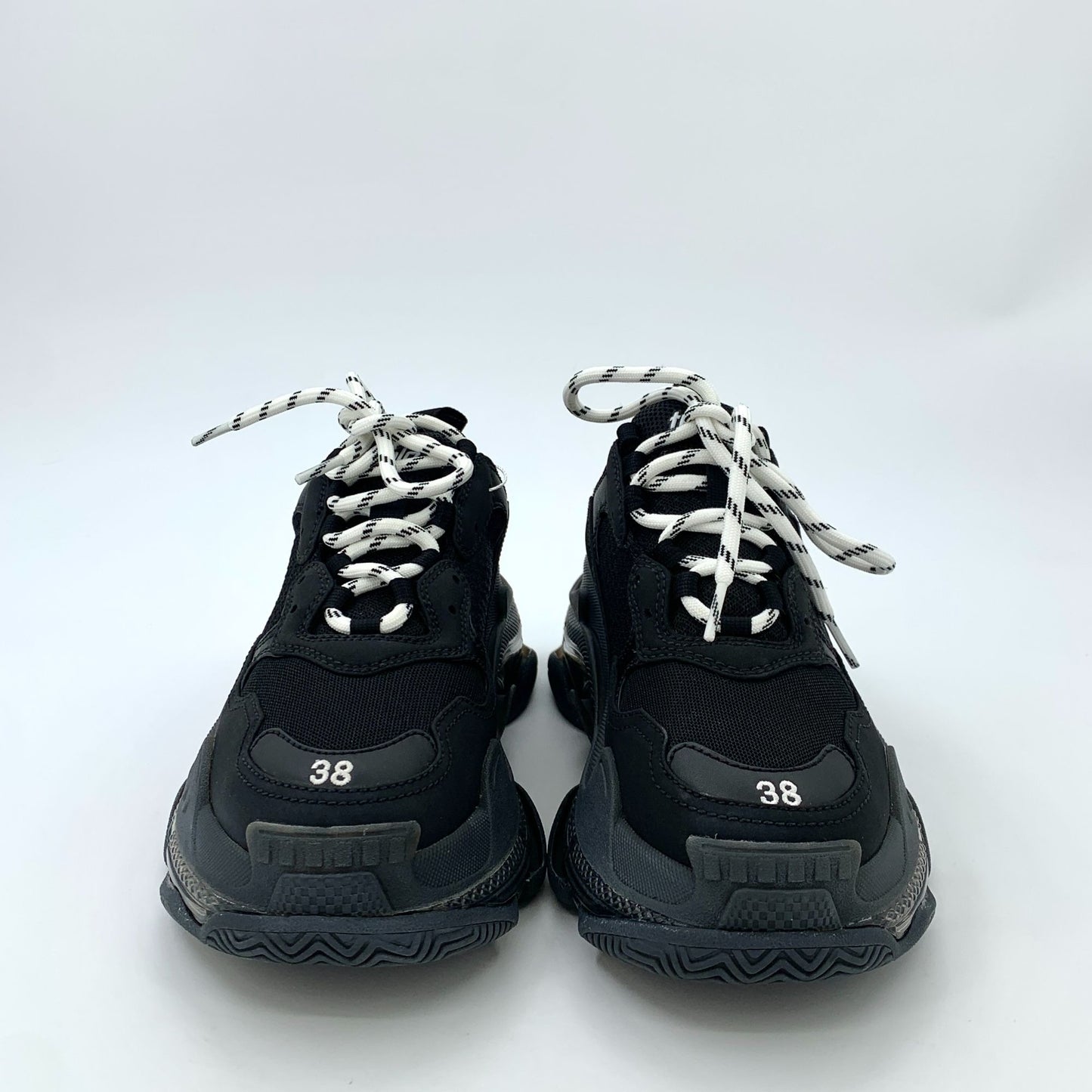 Balenciaga Triple S Sneakers Black Size 38