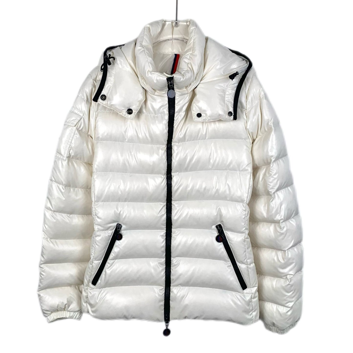 Moncler Bady White Quilted Down Jacket (Size S)