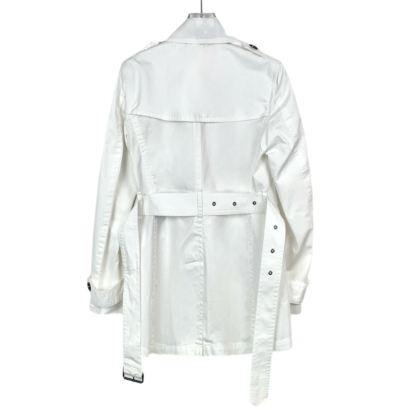 Burberry Brit White Belted Trench Coat (Size 36/XS)