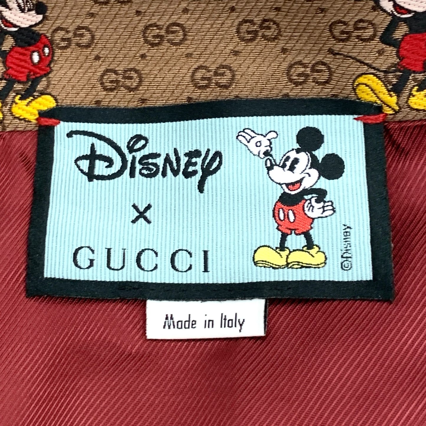 Gucci X Disney Mickey Mouse Brown A-Line Skirt Size 40