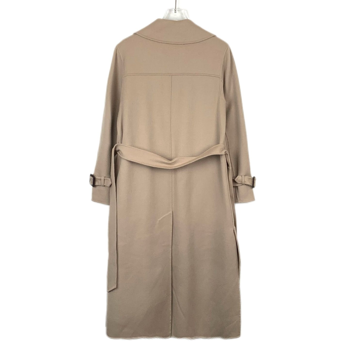 Weekend Maxmara Khaki Wool Coat with Belt (Size 36)