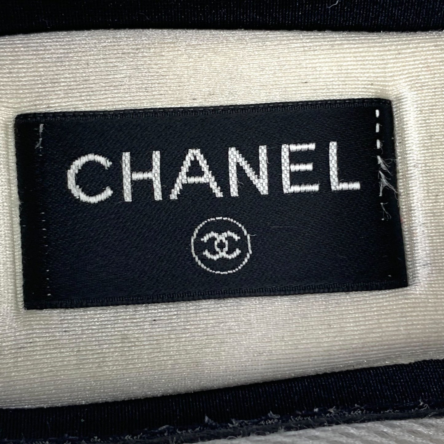 Chanel White Logo Mesh & Leather Sneakers (Size 38)