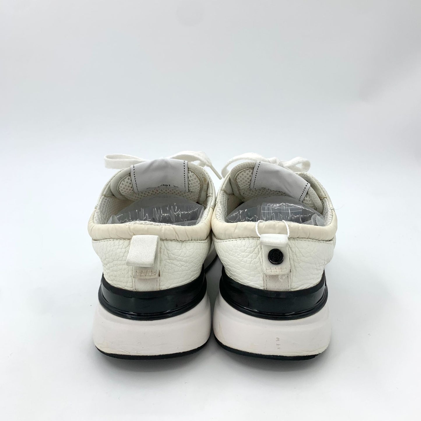 Chanel White Logo Mesh & Leather Sneakers (Size 38)