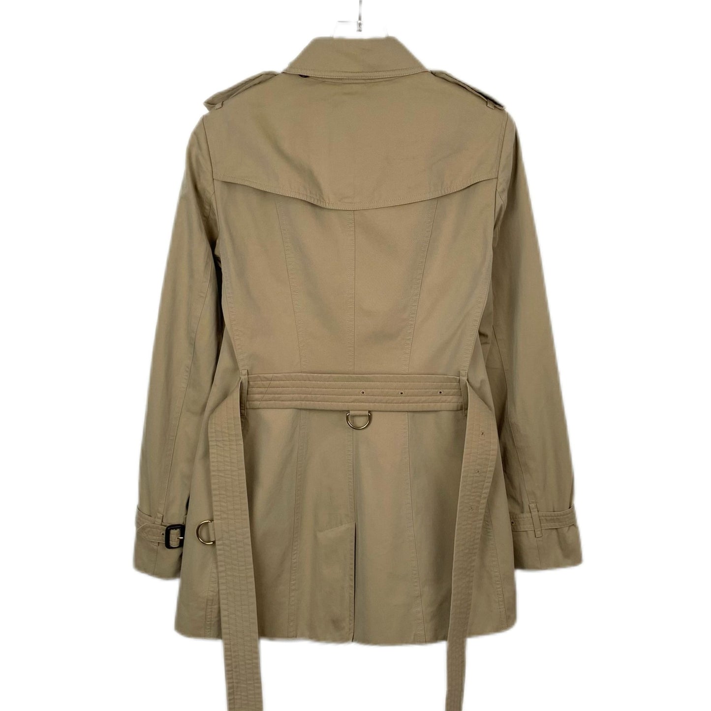 Burberry Brown Cotton Belted Trench Coat (Size 38/S)