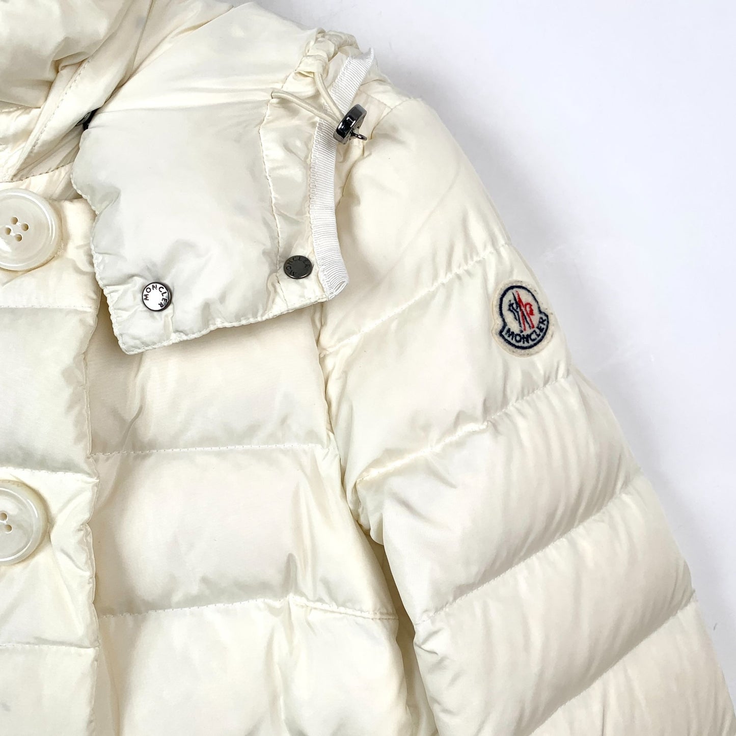 Moncler Beige Quilted Down Jacket (Size XS)