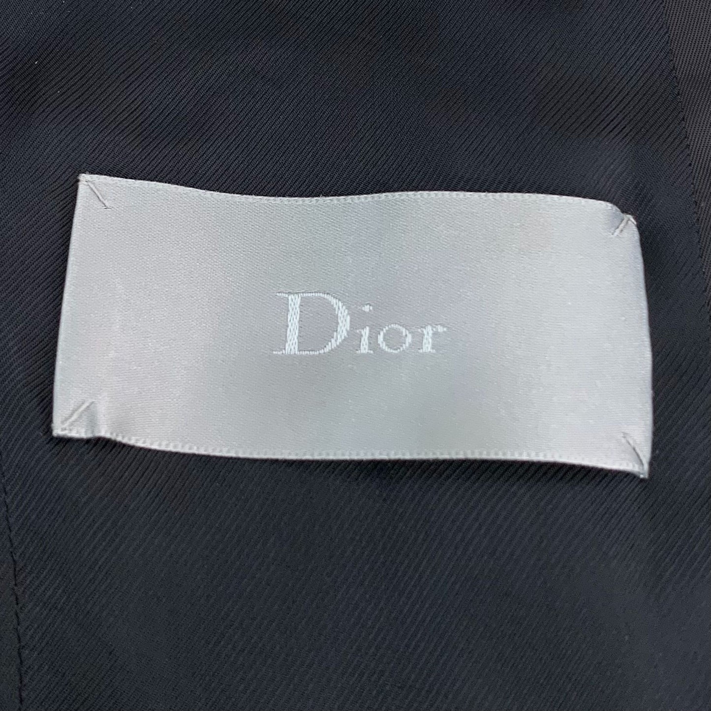 Dior Mens Black Bee Embroidered Zip-Up Jacket 44 XS