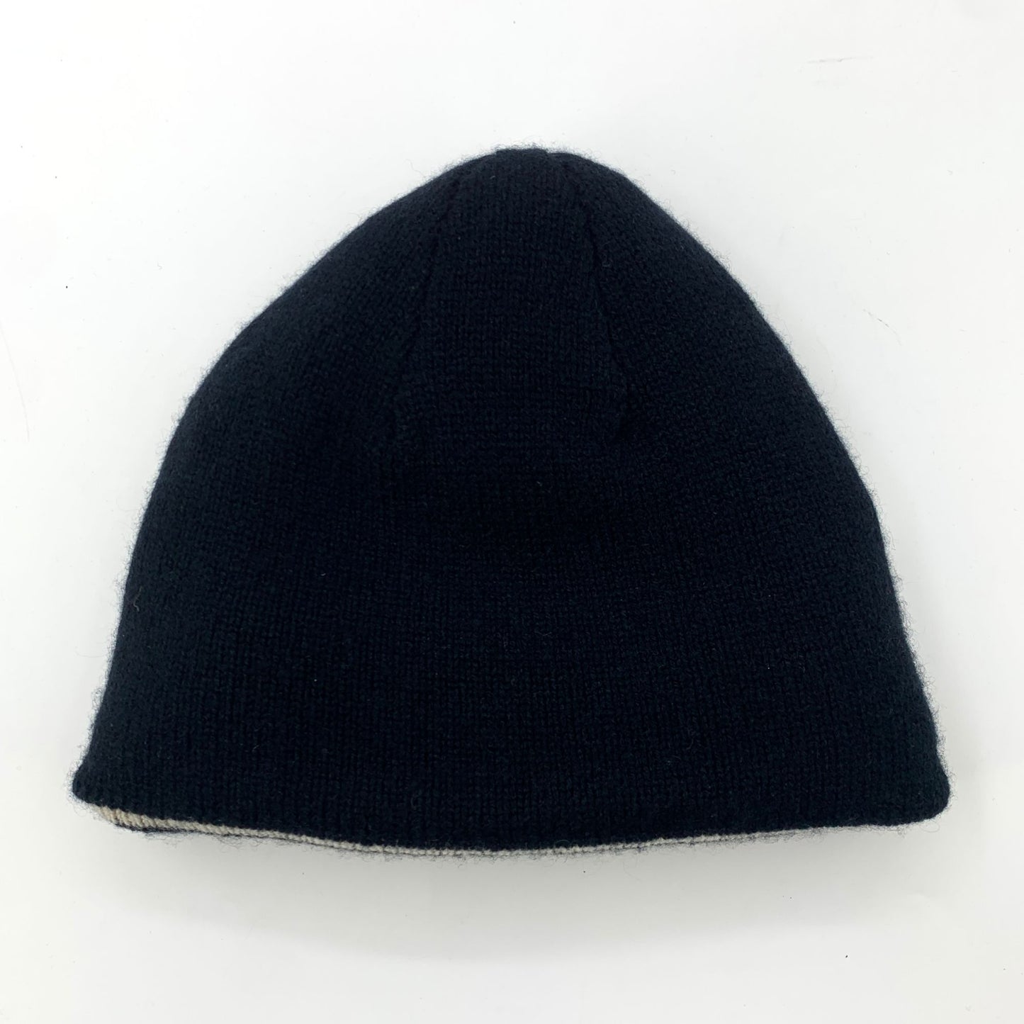 Burberry Black Logo Embroidered Cashmere Knit Hat (Size 54-61cm)